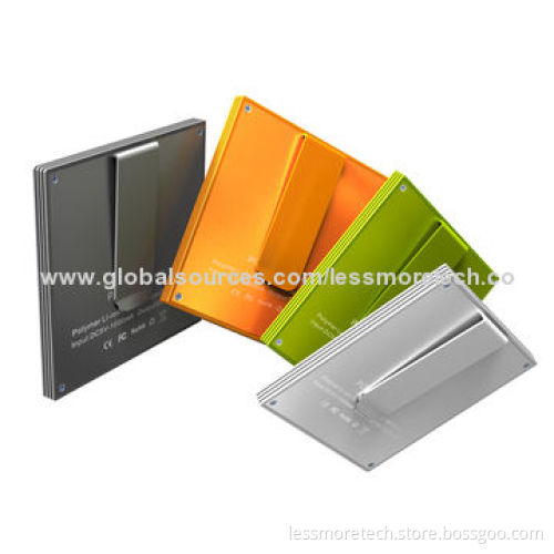 Suction Cups Mobile Phone Power Bank, Christmas Gift, 1,800-2,600mAh
